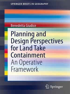 cover image of Planning and Design Perspectives for Land Take Containment